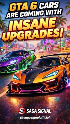GTA 6 Cars Are Coming With INSANE Upgrades! 🚗💨 Saga Signal