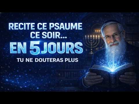 RÉCITE CE PSAUME 3 FOIS AVANT DE DORMIR — UNE PORTE S’OUVRE EN 5 JOURS