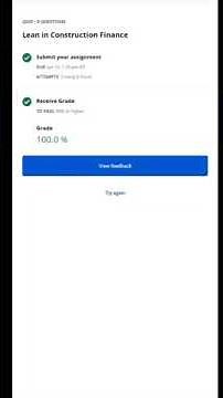 construction finance coursera week 5 quiz 2 answers