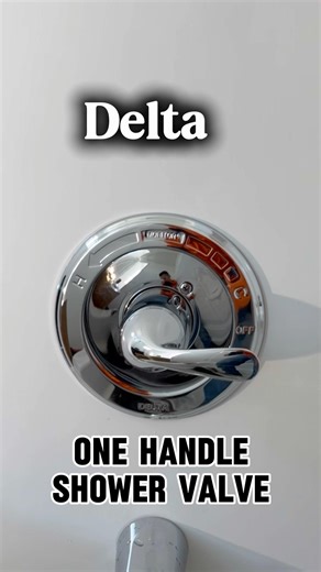 How To Install Delta Shower Cartridge and Trim. One handle shower faucet #diy