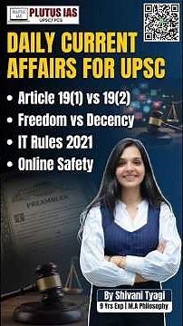 Is Your Online Speech Absolute? Article 19(2) Explained | UPSC #shorts