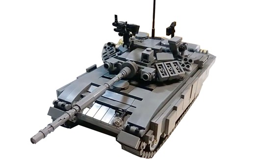 乐高MOC教程 苏联T-90主战坦克 拼搭指南