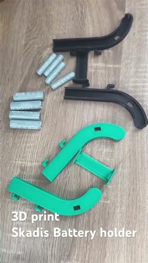 Battery holder for ikea skadis | #3dprinting | #workdesk