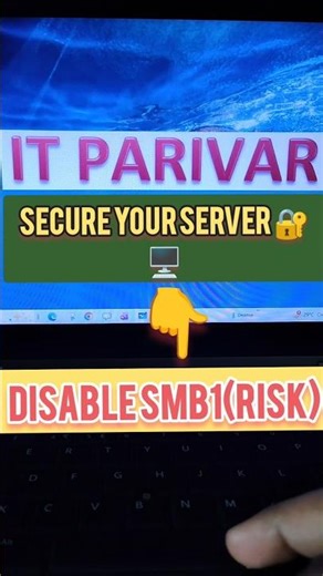 ⚠️Your Server is Not Safe Until SMB1 is Disabled! #SMB1 #serversecurity #techshorts #itparivar