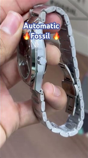 How to use fossil Automatic watch ?? | how to set time in automatic watch