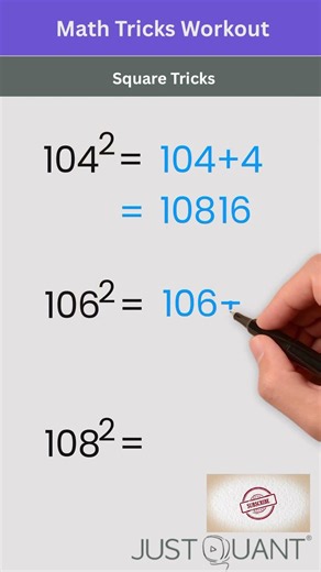 Vedic Math Tricks - Square Numbers Near 100 Instantly - Mental Math - Quick Maths #mathstricks