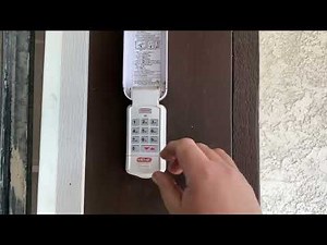 Genie SilentMax Keypad Reset