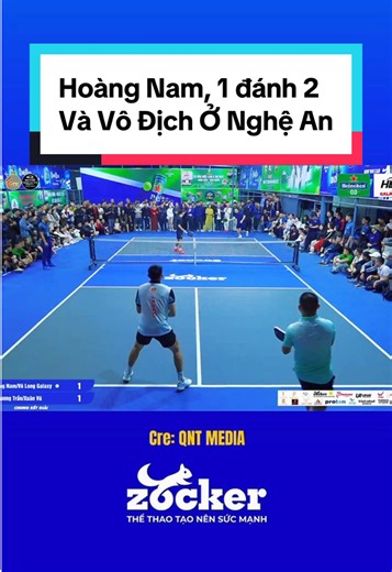 Hoàng Nam gánh còng lưng là có thật! #pickviet #pickleball #pickleballvietnam #PickleballVN #ZockerPickleball