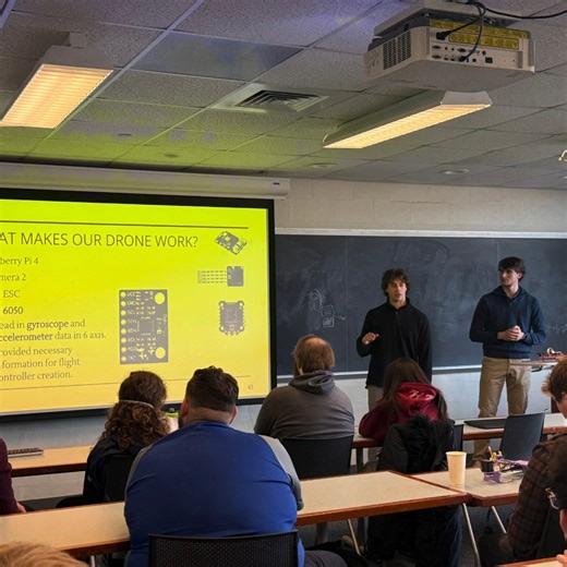 Lafayette Engineering on Instagram: "ECE 414 Embedded Systems students in Prof. Kalgaonkar's class wrapped up the semester with a showcase of their final projects—seven weeks of designing, building, testing, and refining complete embedded systems from the ground up. From microcontrollers and sensor fusion to motor control, communication protocols, and real-time data processing, these teams tackled real-world engineering challenges through the full design cycle. Their creativity, collaboration, a