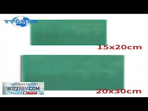 1PCS PCB Prototype Board 15x20cm 20x30cm Single Side Protoboard Green Fiberglass Plate