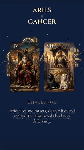 Aries and Cancer Love Compatibility · Tarot Reading