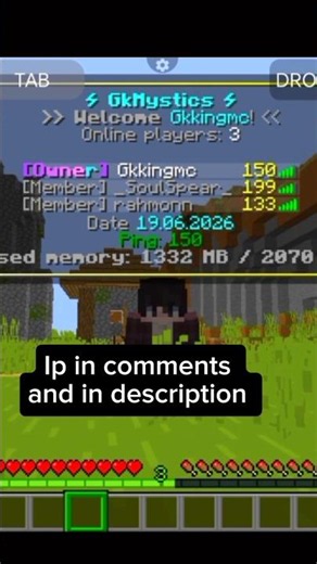 Stop scrolling and join this server! 🛑 IP in comments and in description