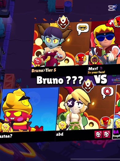 I Won Against Bruno in Ranked Brawl Stars