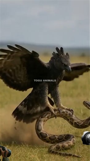 Epic Battle: Eagle vs Giant Snake 🦅🐍 | Who Will Win?!