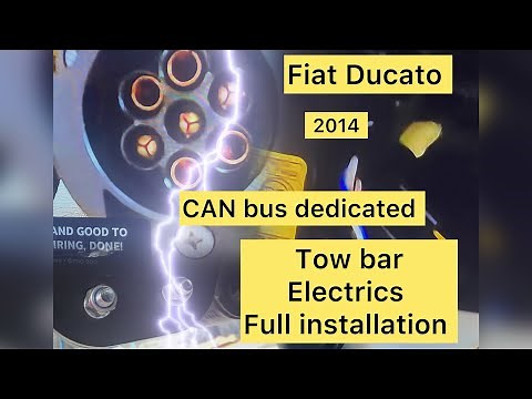 Fiat Ducato 2014 Tow Bar Electrics Installation Dedicated CAN Bus