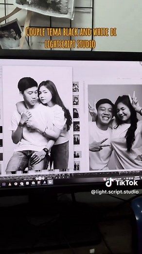 Couple photoshoot lightscript studio