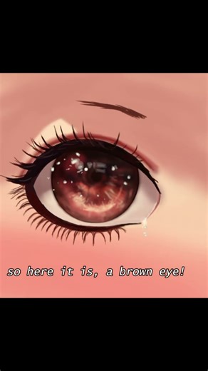 Draw Stunning Brown Anime Eye | Ibis Paint X 😖 🤧