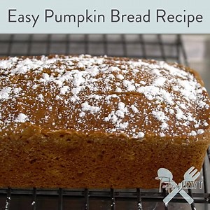 A must-make for fall! This recipe makes 2 loaves. https://www.tastesoflizzyt.com/easy-pumpkin-bread/ | Tastes of Lizzy T
