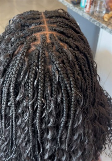 Long bob boho box braids !! #fyp #tucsonbraiders #viral #explorepage #arizonabraider #baddies #tendding #explorepage