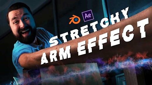Superhero stretch effect (Blender & After Effects tutorial)