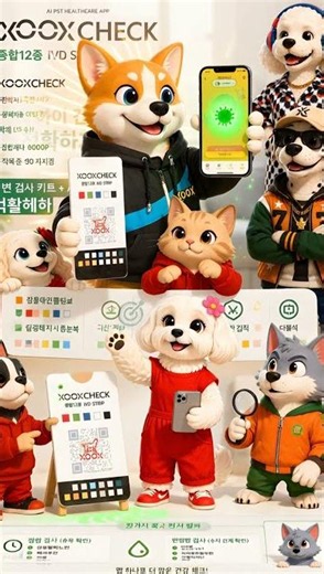 AI로 만든 [XOOX진단키트 2부] 광고 │ 10초 광고 영상 #ai광고 #ai광고영상제작