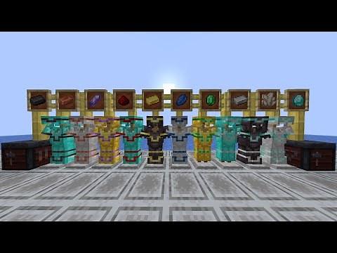Nouvelles Armures (+ Netherite) pour Minecraft 1.20 !