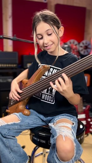261K views · 10K reactions | Practicing a new song on the fretless  | Ellen Alaverdyan | Facebook