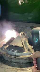 500W Air-Cooled Portable Laser Cleaning Machine For Aluminum Alloy Wheel Casting Molds
