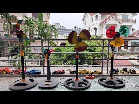 Let's see how four fans with different modified blades perform.