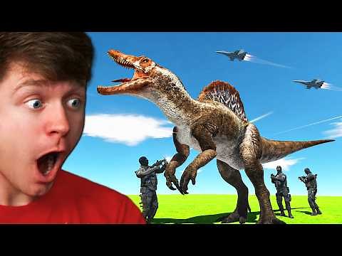 DINOSAURS vs ARMY in ARBS!?