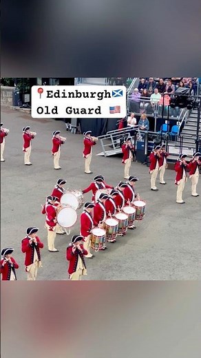 🇺🇸 US Army's Old Guard in Edinburgh! 🏴󠁧󠁢󠁳󠁣󠁴󠁿 Powerful Military Tattoo Performance #bagpipes