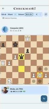 Playing chess with Computer 😅and match got Drawed 😜
