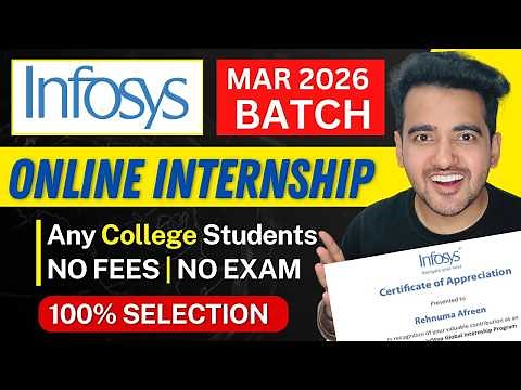 Infosys Springboard Internship 2026 ➤ Free Online Internships for College Students {Limited Time}