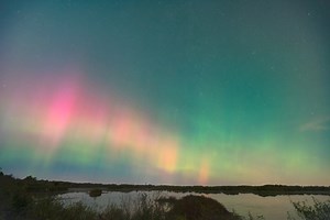 The Sun is nearing the peak of its 11-year solar cycle, leading to more frequent and intense auroras! ☀️ Last night’s G5 magnitude geomagnetic storm was prompted by an unusual solar event: a coronal mass ejection in Earth’s direction. So stunning! 🤩 🎥 Thanks to Jason O'Young (Ontario) for the video. | Canadian Space Agency