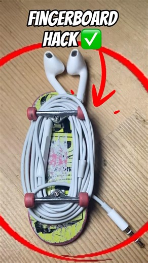 ❌ FINGERBOARD HACK 2x1 ✅🎯 #skateboarding #skate #fingerboard