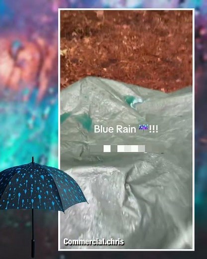 Blue Rain Falling in Texas & California?! Weather Anomaly or Something Else?