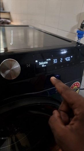 How To Wash Clothes With Cold Water Using Samsung Front Load Washer! #Shorts