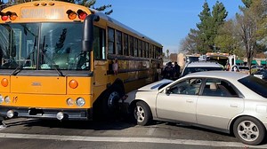 Student injured on school bus after 3 car crash involving alleged drunk driver