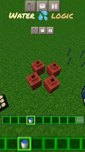 💦😂 water logic in Minecraft 😮💦