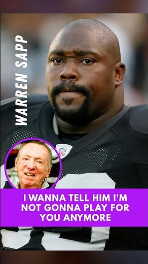 Warren Sapp Tried to RETIRE… Al Davis Said NO #shorts #nfl #nflfootball #nflhighlights #warrensapp