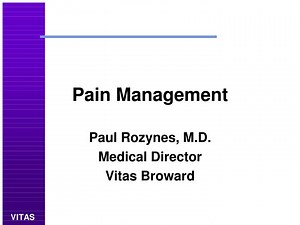 Pain Management - SlideServe