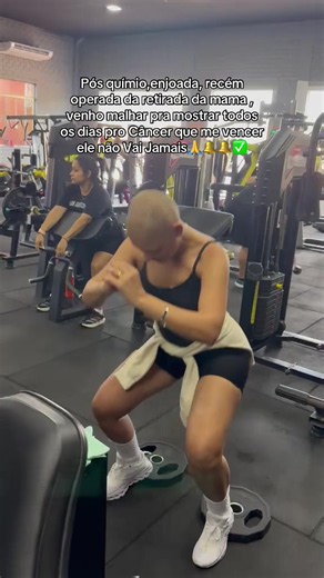 Pós-quimio e após mastectomia: malhando pra vencer o câncer