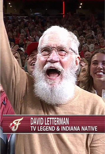 David Letterman Courtside at Indiana Fever Game