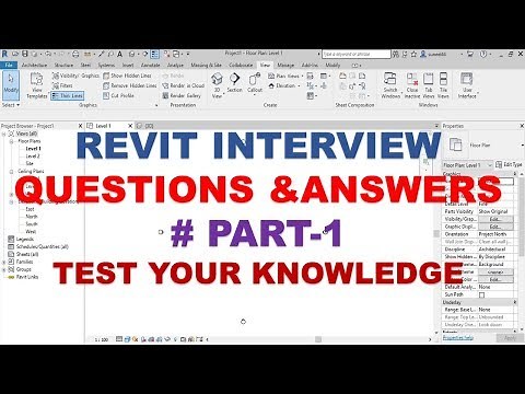 Revit Interview Questions and Answers # Part 1