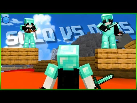 The TRICK to play SOLO vs DUOS in Skywars (Touchscreen vs PC) 🫡| Minecraft Bedrock