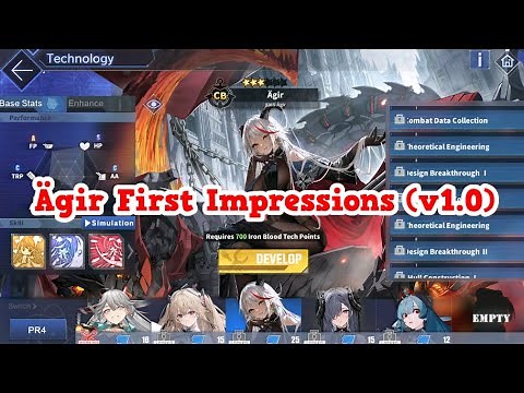 Ägir First Impressions! (Version 1.0) | Azur Lane