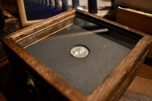Domitian (AD 95-96) Ancient Roman Silver Denarius — Authentic Coin in Display Box - Etsy
