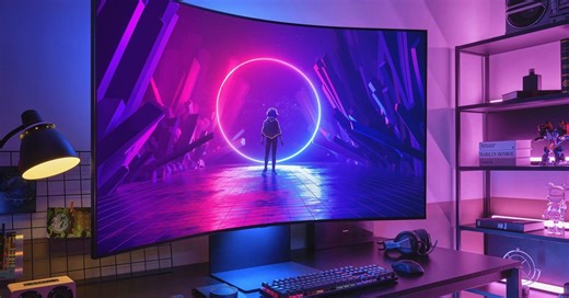 Samsung's latest gaming monitors have Google Stadia, GeForce Now, and more built-in