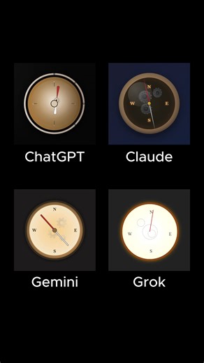 AI FaceOff | Prompt: HTML animation of a vintage compass where internal gears turn whenever the needle swings. Compass face glows faintly with warm... | Instagram