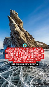 Au sud de la Sibérie, en Russie, le lac Baïkal se distingue comme le plus ancien lac du monde, âgé d’environ 25 millions d’années. Ce lac colossal contient près de 20 % de l’eau douce non gelée de la planète et abrite plus de 1 700 espèces animales et végétales uniques, dont beaucoup ne se trouvent nulle part ailleurs sur Terre. Le Baïkal fascine les scientifiques, les écologistes et les voyageurs pour sa profondeur, sa clarté et sa biodiversité exceptionnelle. Son isolement et son ancienneté en